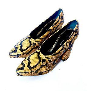 Proenza Schouler Platform Snakeskin Pumps